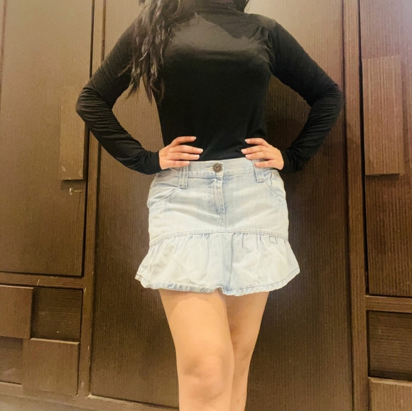 ONLY denim mini skirt - Picture 3 of 16